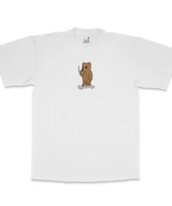 Toasted Teddy Bear Tee - White